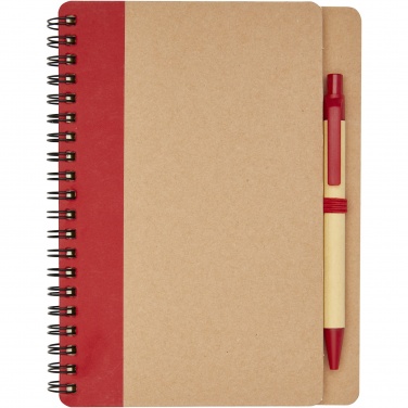 Logotrade Werbeartikel das Foto: Priestly A6 Recycling Notizbuch mit Stift