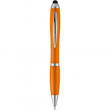 Logotrade Geschäftsgeschenke das Foto: Nash Stylus Kugelschreiber mit farbigem Griff und Schaft
