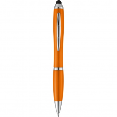 Logotrade Werbegeschenke das Foto: Nash Stylus Kugelschreiber mit farbigem Griff und Schaft