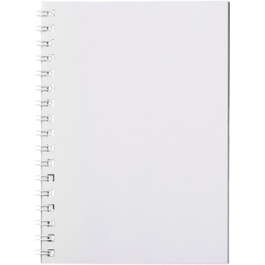 Logotrade werbemittel das Foto: Desk-Mate® A6 Notizbuch mit Kunststoff Cover und Spiralbindung