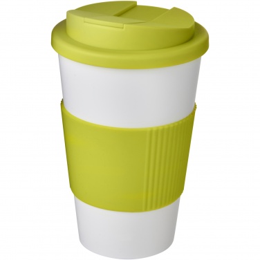 Logotrade Werbegeschenke das Foto: Americano® 350 ml Isolierbecher mit Schutzring & auslaufsicherem Schraubverschluss