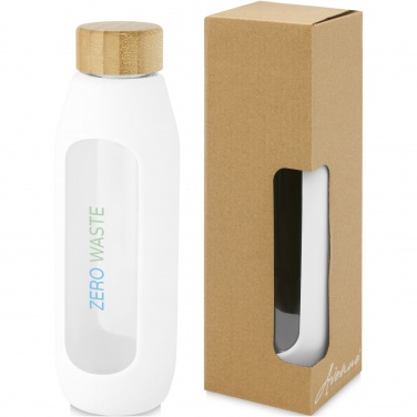 Logotrade werbemittel das Foto: Tidan 600 ml Flasche aus Borosilikatglas mit Silikongriff