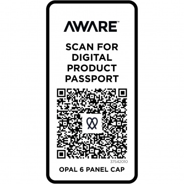 Logotrade Werbeartikel das Foto: Opal 6 Segmenten Aware™ recycelte Kappe