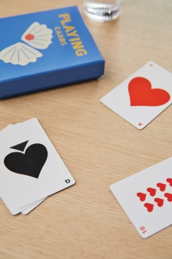 Logotrade Geschäftsgeschenke das Foto: VINGA Spielkarten Couchtisch