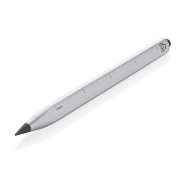 Logotrade Geschäftsgeschenke das Foto: Eon Infinity Multitasking Stift aus RCS recycelt. Aluminium