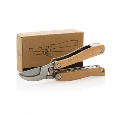 Logotrade Werbeartikel das Foto: Garten-Multitool aus Holz