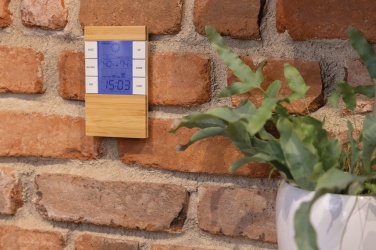 Logotrade Werbeartikel das Foto: Utah Wetterstation aus RCS rKunststoff & Bambus
