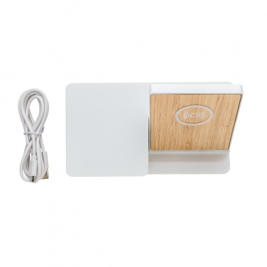 Logotrade Logogeschenke das Foto: Ontario 5W Wireless Charger und Lautsprecher