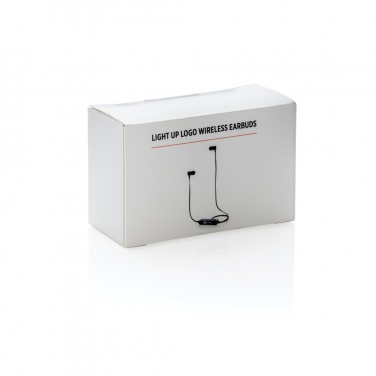 Logotrade werbemittel das Foto: Wireless Ohrhörer mit leuchtendem Logo