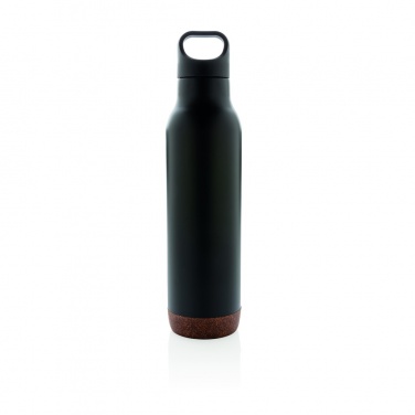 Logotrade Geschäftsgeschenke das Foto: Auslaufsichere Vakuum-Flasche mit Kork