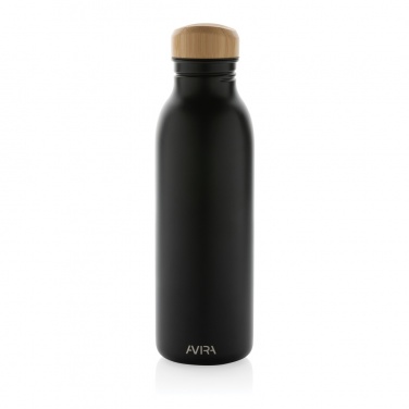 Logotrade Werbeartikel das Foto: Avira Alcor 600ml Wasserflasche aus RCS rec. Stainless-Steel