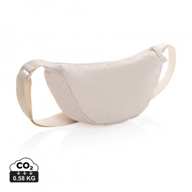 Logotrade Firmengeschenke das Foto: Crescent AWARE™ RPET Half-Moon Sling Tasche
