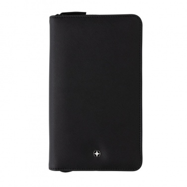Logotrade Geschäftsgeschenke das Foto: Swiss Peak Heritage RCS rPU RFID Travel Wallet