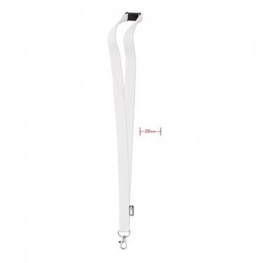 Logotrade Firmengeschenke das Foto: Lanyard RPET 20mm