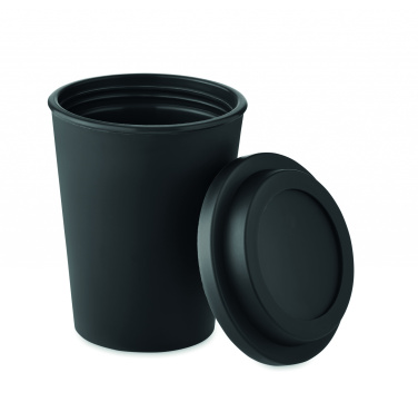 Logotrade Werbegeschenke das Foto: Doppelwandiger Becher PP 300ml
