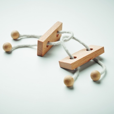 Logotrade Logogeschenke das Foto: Geduldsspiel Holz Rechteck