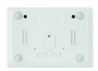 Logotrade Geschäftsgeschenke das Foto: Tischuhr mit Ladestation