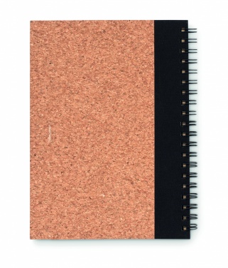 Logotrade Werbegeschenke das Foto: Notizbuch mit Kork-Cover