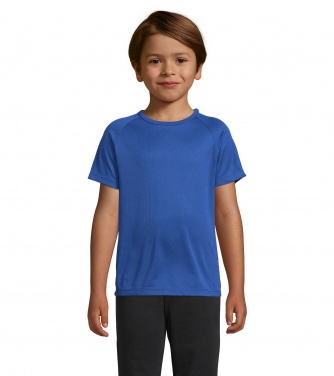 Logotrade werbemittel das Foto: SPORTY KINDERT-SHIRT 140g