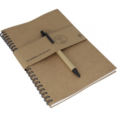 Logotrade Werbeartikel das Foto: A5 ECO Notizblock KENTWOOD