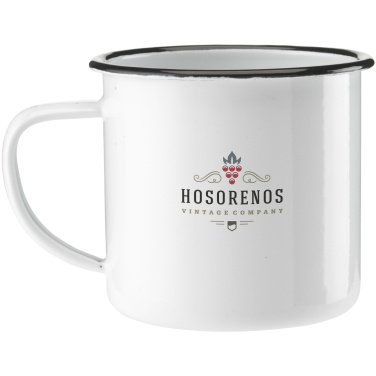 Logotrade Logogeschenke das Foto: Retro Emaille Tasse 350 ml