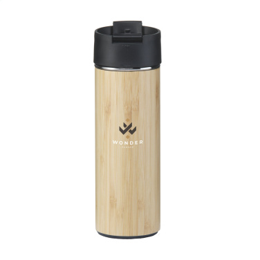 Logotrade Geschäftsgeschenke das Foto: Sakura 360 ml Bambus Thermoflasche/Thermobecher