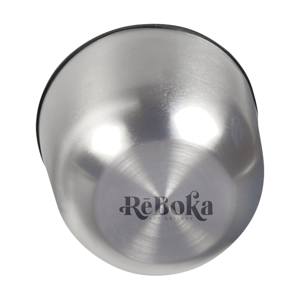 Logotrade Logogeschenke das Foto: Thermotop Maxi RCS Recycled Steel 1.000 ml Thermoflasche