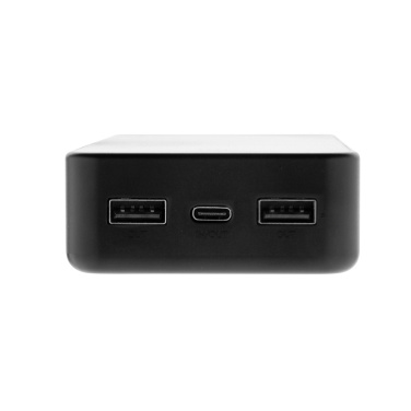 Logotrade Firmengeschenke das Foto: Boostcore 20.000mAh Powerbank aus RCS rec. Kunststoff