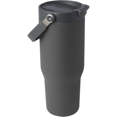 Logotrade Logogeschenke das Foto: Bronx 900 ml RCS-zertifizierter Kupfer-Vakuum Isolierbecher aus Edelstahl mit Doppelfunktionsdeckel