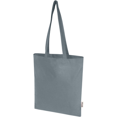 Logotrade Logogeschenke das Foto: Madras Blend 140 g/m² Tragetasche aus GRS-recycelter Baumwolle 7L