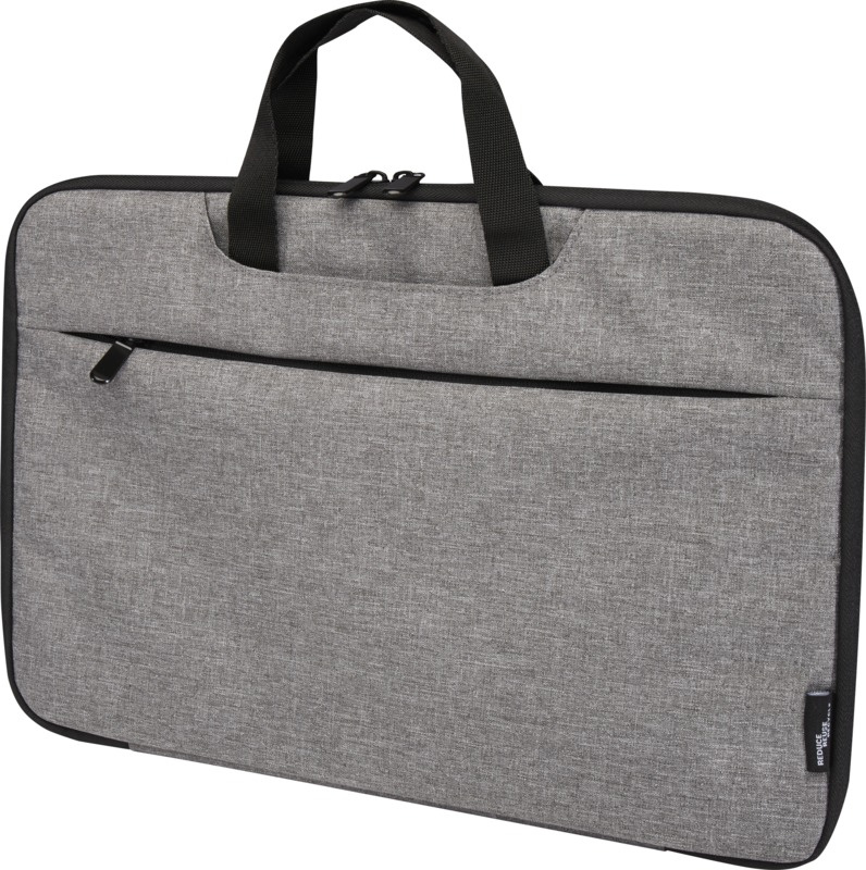 Logotrade Werbegeschenke das Foto: Libra 2-in-1-Laptoptasche aus recyceltem GRS-Material 3 L