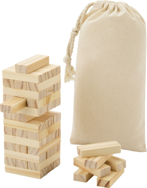 Logotrade Werbegeschenke das Foto: Jumble Wackelturm aus Holz