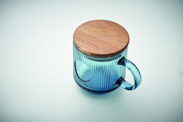 Logotrade werbemittel das Foto: Gerippter Glasbecher 300ml