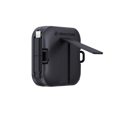 Logotrade Firmengeschenke das Foto: Urban Vitamin San Jose 100W-Halter mit einziehbarem Kabel