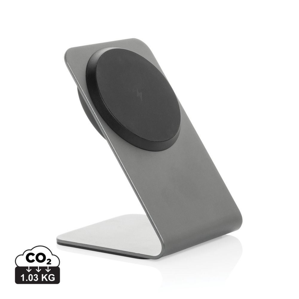 Logotrade werbemittel das Foto: Terra Aluminium 15W magnetischer Wireless-Charger