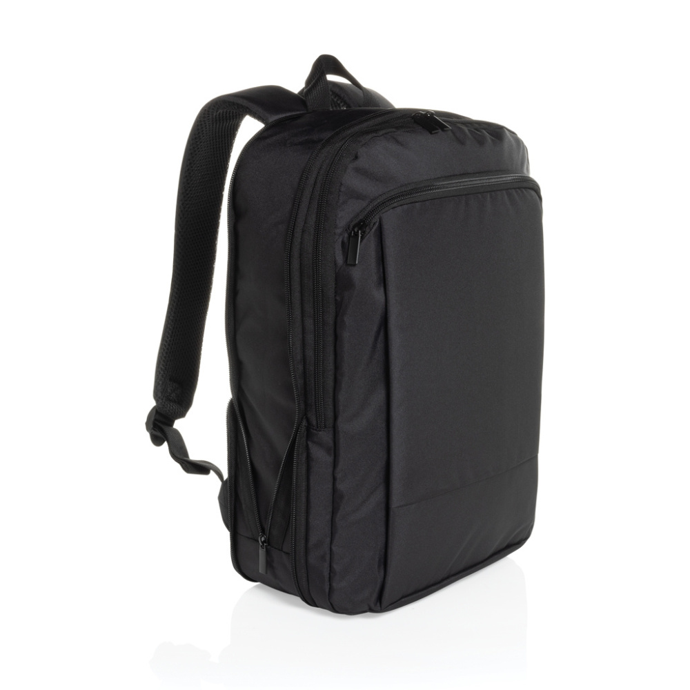 Logotrade Logogeschenke das Foto: Flexpack Aware™ Expandable Slim RPET 15,6" Laptop-Rucksack