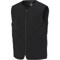 Quarz GRS-recycelte Thermoweste Unisex , Tiefschwarz