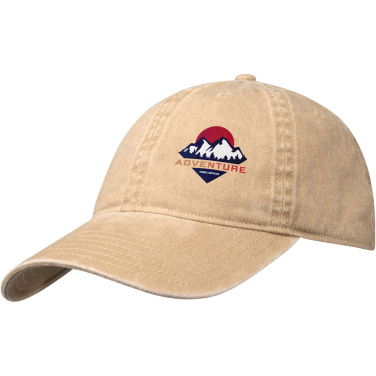 Logotrade Werbegeschenke das Foto: Grafton Kappe mit 6 Segmenten washed