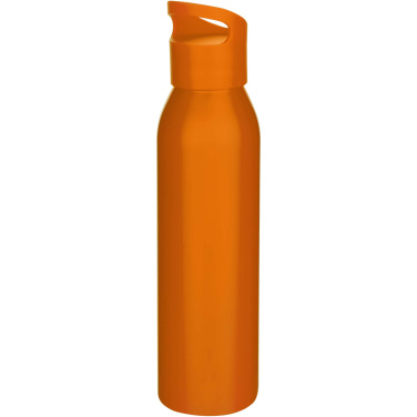 Logotrade Werbeartikel das Foto: Sky 650 ml RCS-zertifizierte, einwandige Trinkflasche aus recyceltem Edelstahl