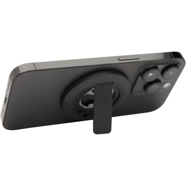 Logotrade Firmengeschenke das Foto: Ain Magnetische Smartphonehalterung  aus recyceltem Kunststoff mit Flaschenöffner 