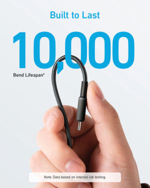 Logotrade Geschäftsgeschenke das Foto: Anker USB-C to USB-C Kabel - 1.8 Meter, 60W