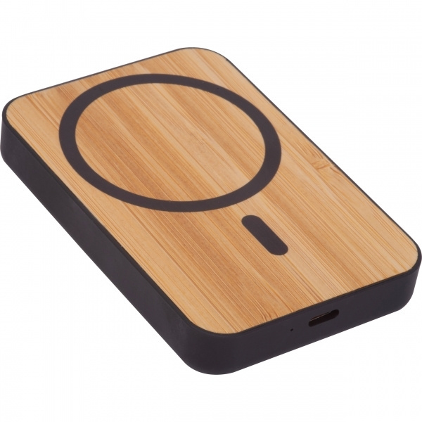 Logotrade Werbegeschenke das Foto: Kabellose Powerbank 5 000 mAh CAIRO