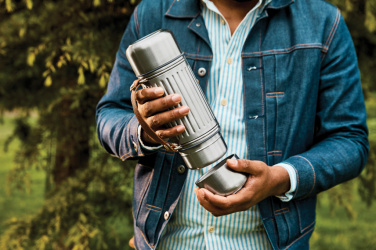 Logotrade Geschäftsgeschenke das Foto: Black+Blum Explorer Flasche Duo 1L