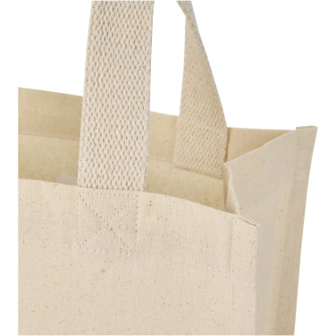 Logotrade Werbegeschenke das Foto: Odessa 9 L Mini-Tragetasche mit Bodenfalte aus 220 g/m² GRS Recyclingbaumwolle