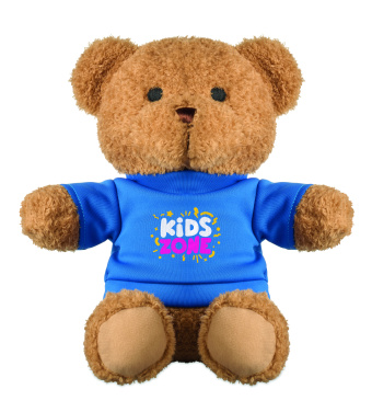 Logotrade Geschäftsgeschenke das Foto: Teddybär mit T-Shirt 23cm
