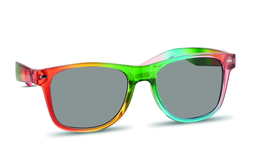 Logotrade Firmengeschenke das Foto: Regenbogen Sonnenbrille UV400