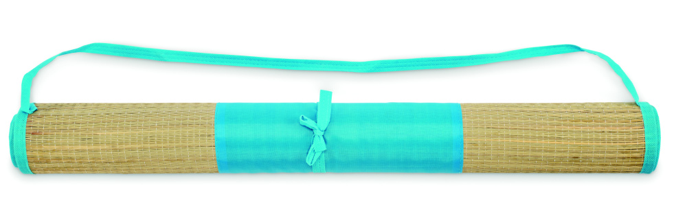 Logotrade Werbegeschenke das Foto: Strandmatte aus Stroh