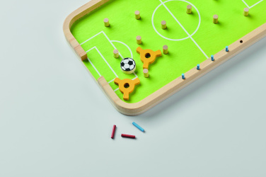 Logotrade Werbegeschenke das Foto: Fußballspiel aus Holz