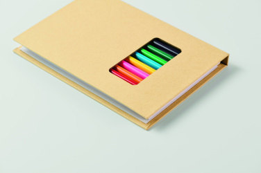 Logotrade Werbegeschenke das Foto: Malset mit 12 Buntstiften