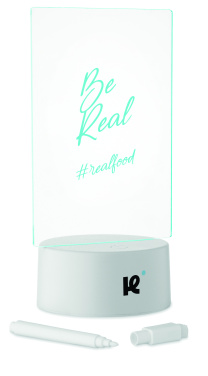 Logotrade Firmengeschenke das Foto: Memoboard mit LED-Beleuchtung